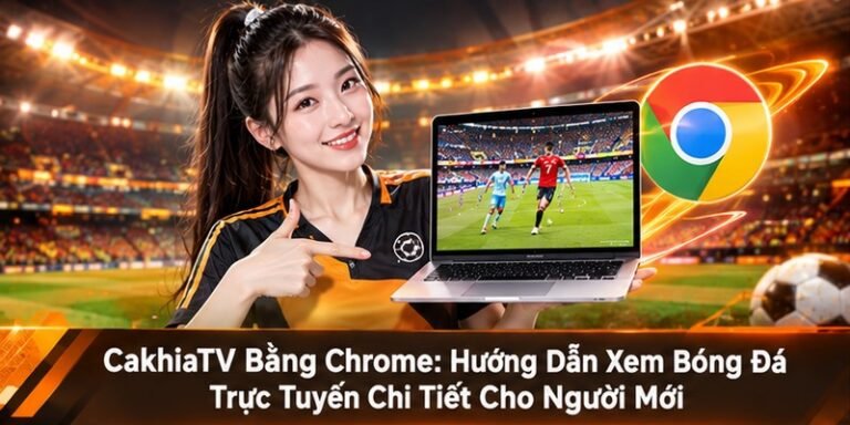 CakhiaTV bằng Chrome