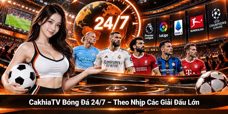 CakhiaTV Bóng Đá 24/7 – Theo Nhịp Các Giải Đấu Lớn