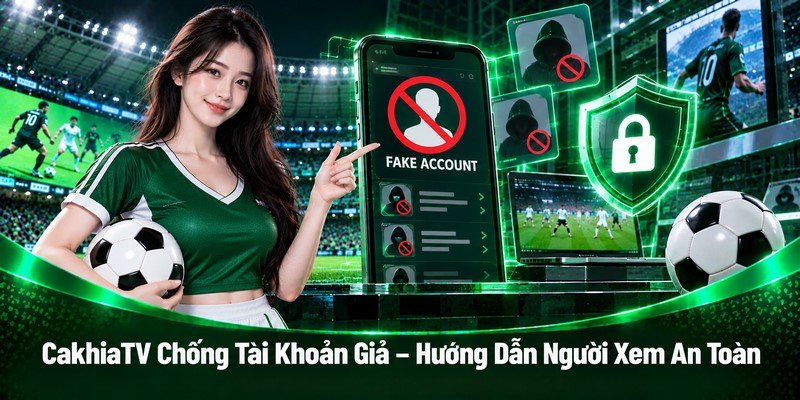 CakhiaTV Chống Tài Khoản Giả – Hướng Dẫn Người Xem An Toàn